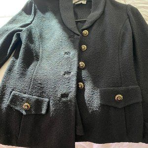 black St John Knit Blazer